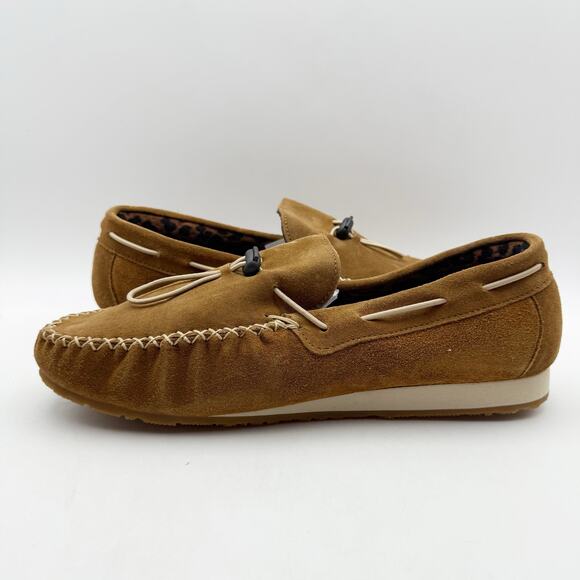 SAS Womens Running Late-X Loafers US 10.5 M EU 42 Tan Leather Slip On NIB - Picture 7 of 12